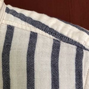 J. Crew 100% cotton striped button down